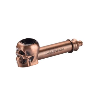 Skull Metall Pfeife CHAMP HIGH Totenkopf
