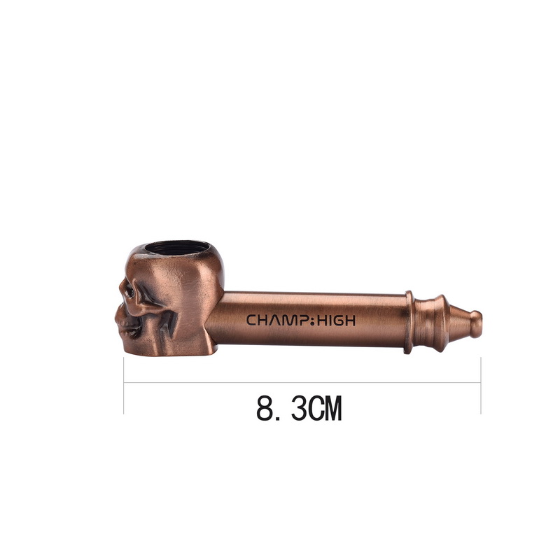 Skull Metall Pfeife CHAMP HIGH Totenkopf