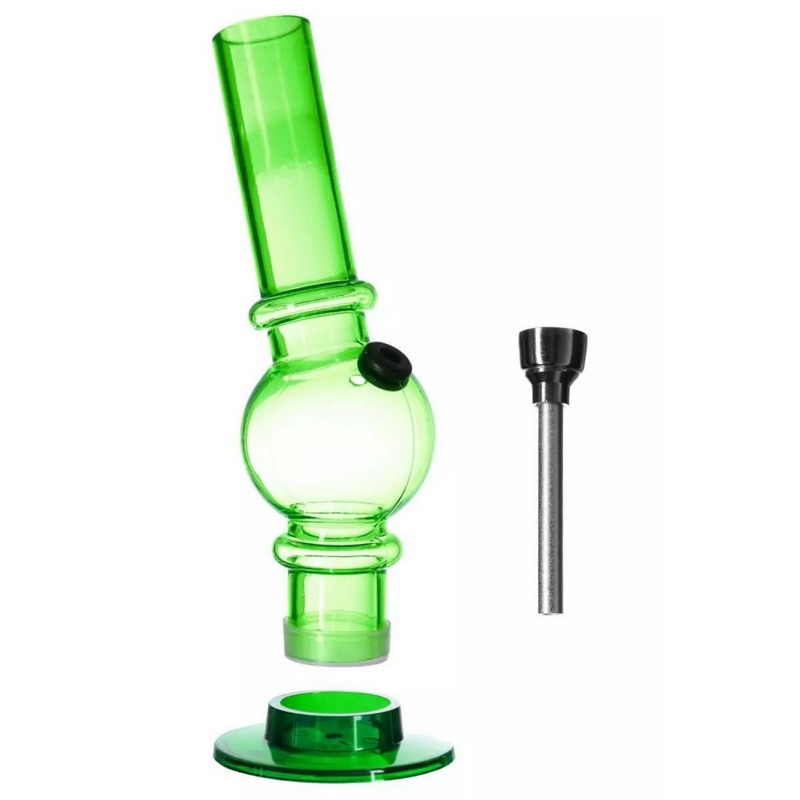 Mini Acrylic Rasta Bong 15cm CHAMP HIGH