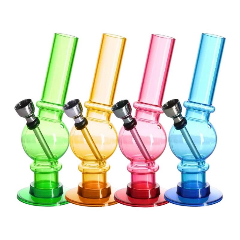 Mini Acrylic Rasta Bong 15cm CHAMP HIGH