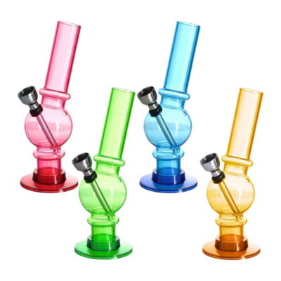Mini Acrylic Rasta Bong 15cm CHAMP HIGH