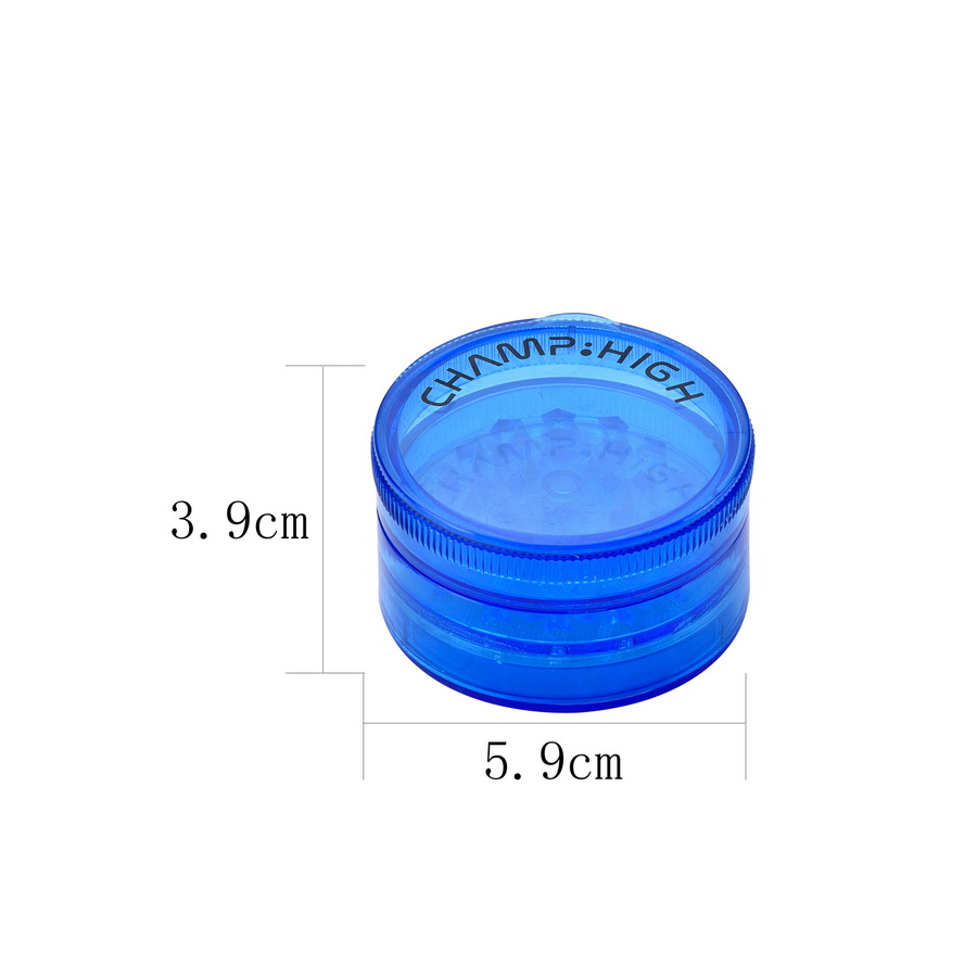Grinder Kunststoff 60mm, 4-teilig, verschiedene Farben