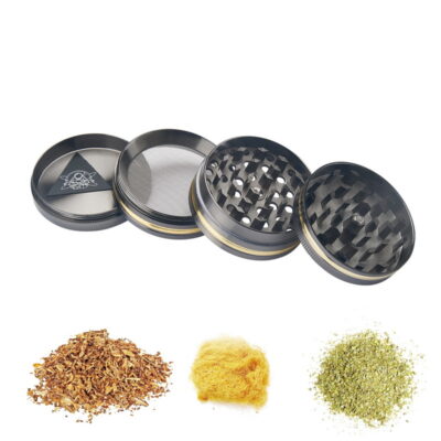 Grinder Bling-Bling Blatt (Leaf), Ø 50mm, Aluminium