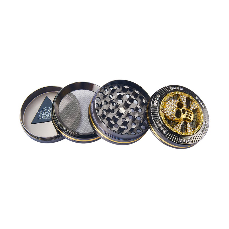 Grinder Bling-Bling Totenkopf 50mm