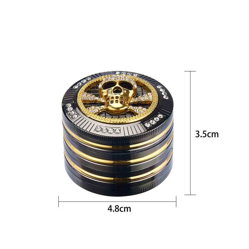 Grinder Bling-Bling Totenkopf 50mm