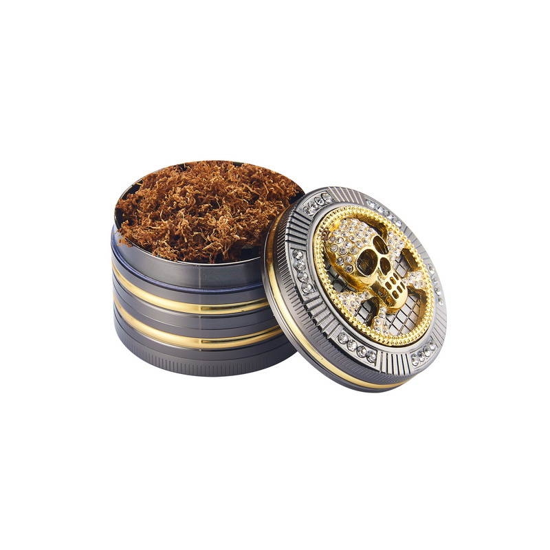 Grinder Bling-Bling Totenkopf 50mm