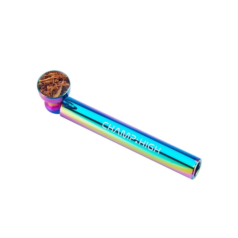 Rainbow Metallpfeife mit Grinder und Screens