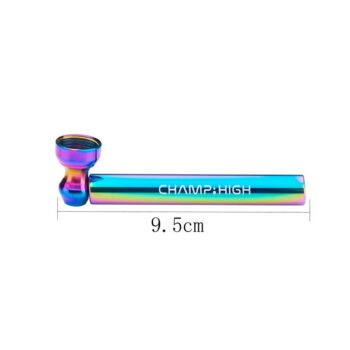 Rainbow Metallpfeife mit Grinder und Screens