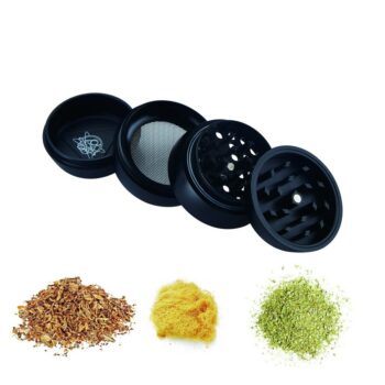 Grinder Original 40mm, 4 Ebenen, Farbe schwarz