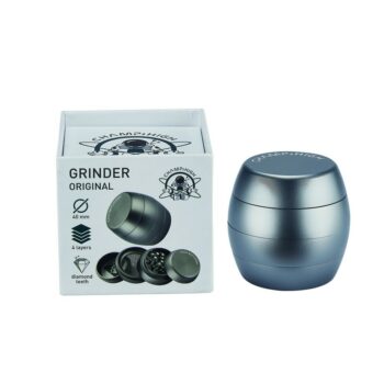Grinder Original 40mm, 4 Ebenen, Farbe Silber