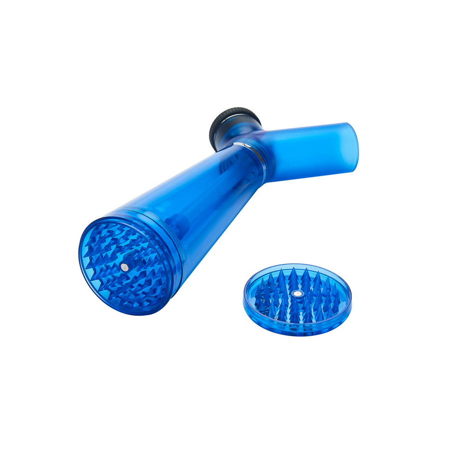 2in1 Bong und Grinder 24cm blau