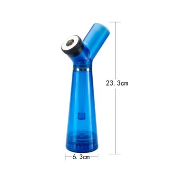 2in1 Bong und Grinder 24cm blau
