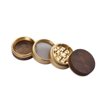 Holzgrinder 62mm mit farbigen Metallparts