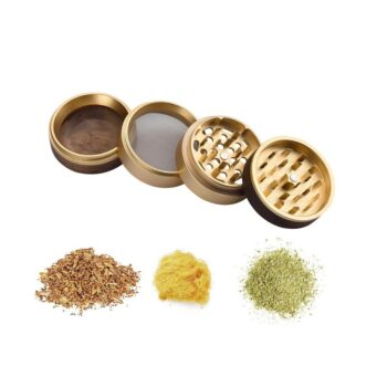 Holzgrinder 62mm mit farbigen Metallparts