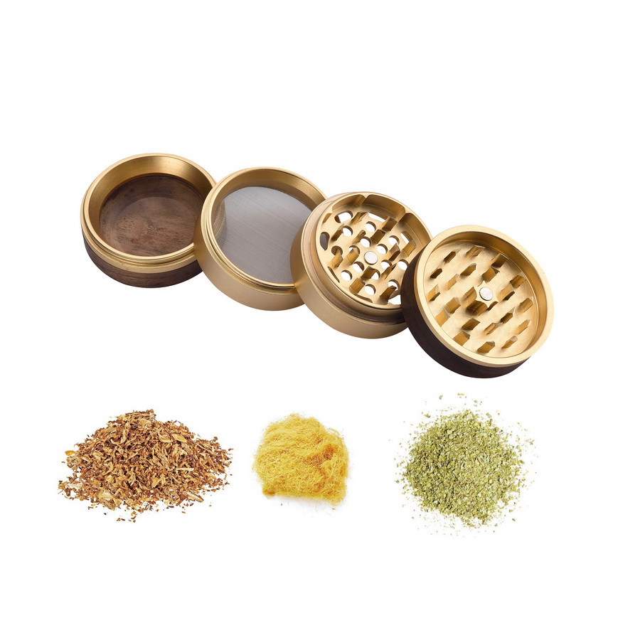 Holzgrinder 62mm mit farbigen Metallparts