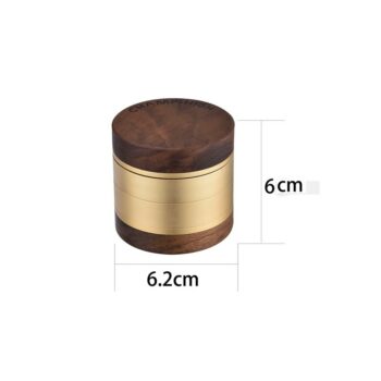 Holzgrinder 62mm mit farbigen Metallparts