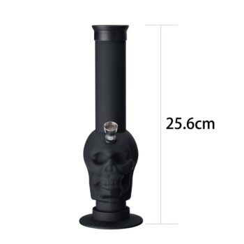 Rubber Skull Bong 40mm, schwarz
