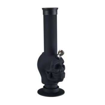 Rubber Skull Bong 40mm, schwarz