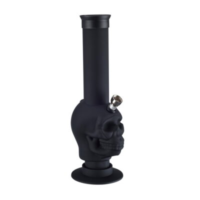 Rubber Skull Bong 40mm, schwarz