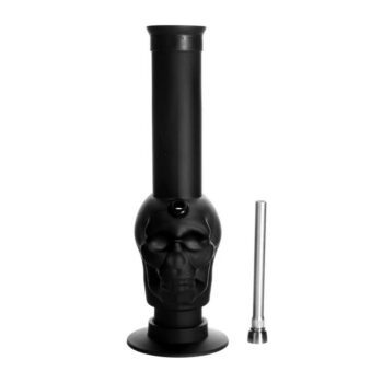 Rubber Skull Bong 40mm, schwarz