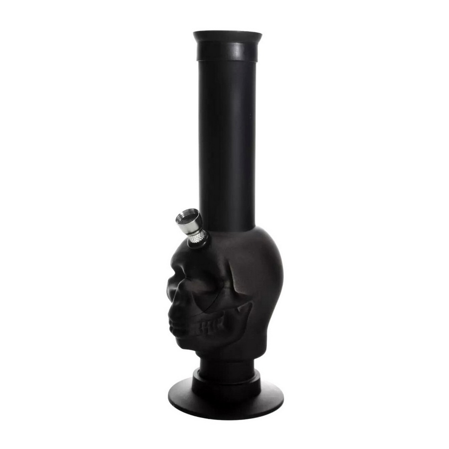 Rubber Skull Bong 40mm, schwarz