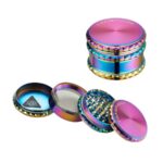 Metallgrinder Rainbow Diamond 65mm
