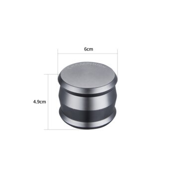 Aluminium Grinder 60mm, Silber, CHAMP HIGH