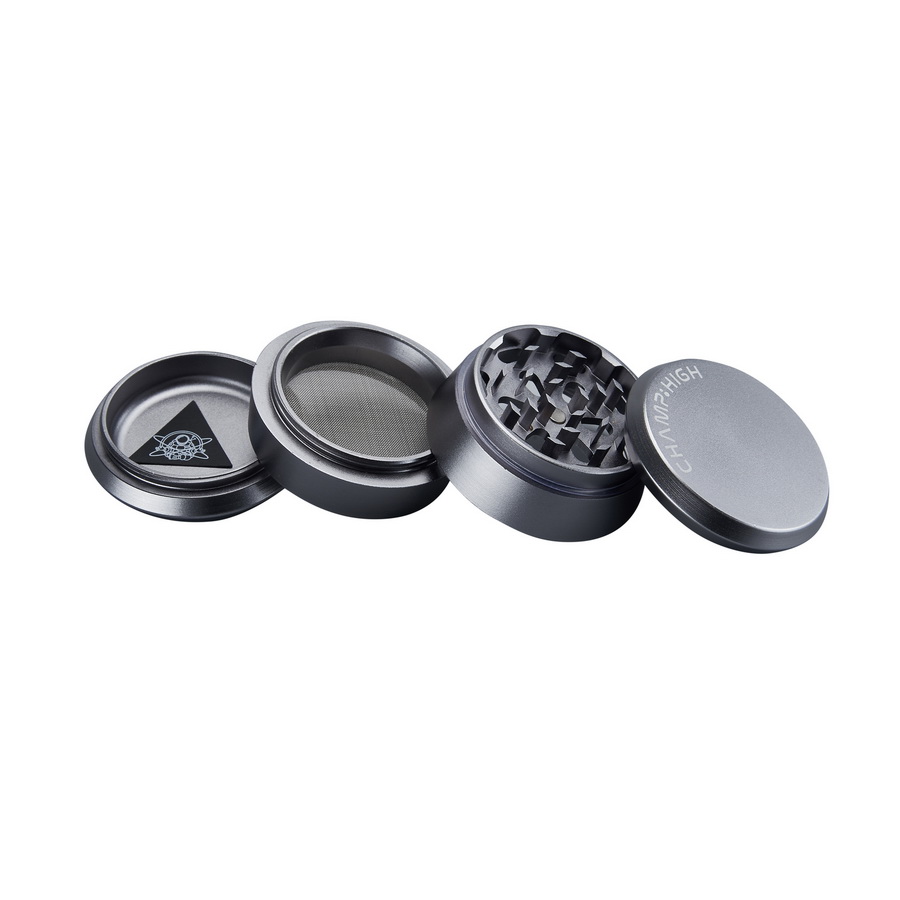 Aluminium Grinder 60mm, Silber, CHAMP HIGH