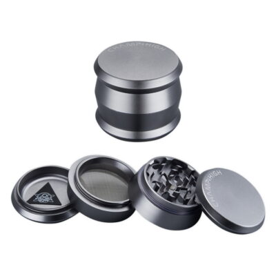 Aluminium Grinder 60mm, Silber, CHAMP HIGH