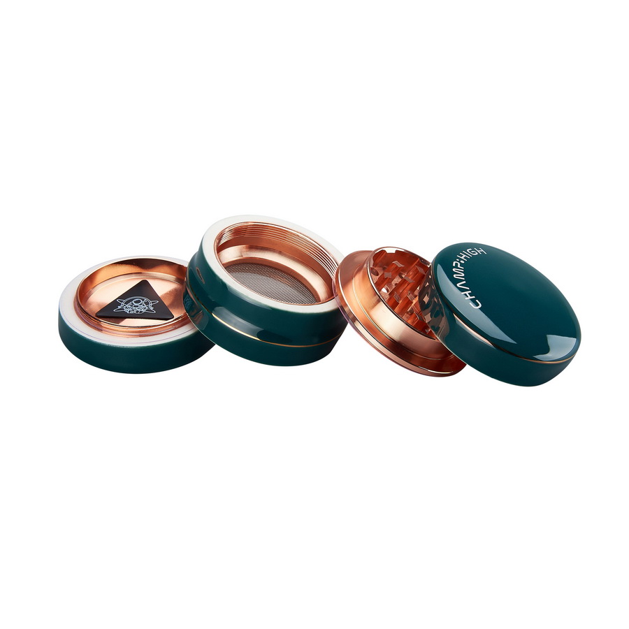 Porzellan Grinder 63mm GRÜN, 4-teilig