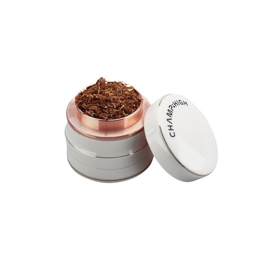Porzellan Grinder 63mm WEISS, 4-teilig