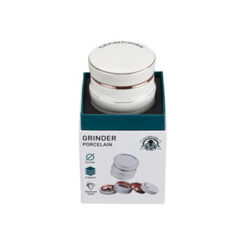 Porzellan Grinder 63mm WEISS, 4-teilig