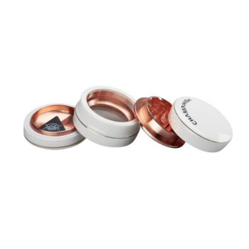 Porzellan Grinder 63mm WEISS, 4-teilig