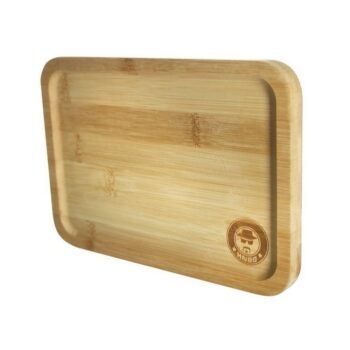 Rolling Tray Drehtablett Bambus, 32x21cm