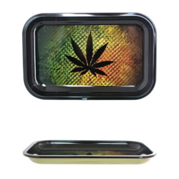 Rolling Tray DARK LEAF Drehtablett