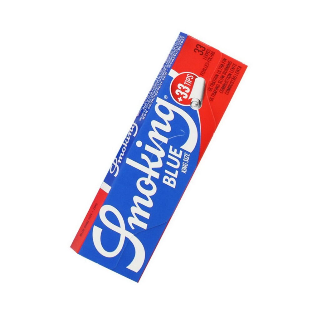 Smoking King Size Blue Blättchen + Filtertips