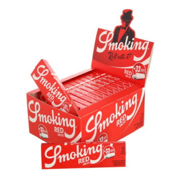 Smoking King Size Red Blättchen + Tips
