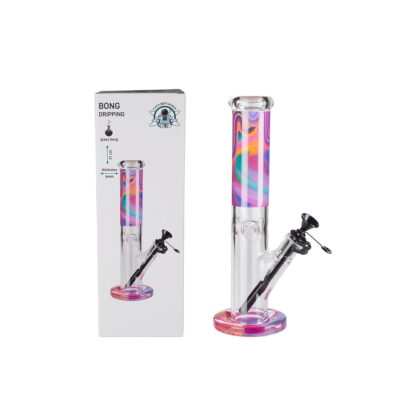 Bong mit verlaufenden Farben, 31cm Höhe
