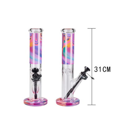 Bong mit verlaufenden Farben, 31cm Höhe
