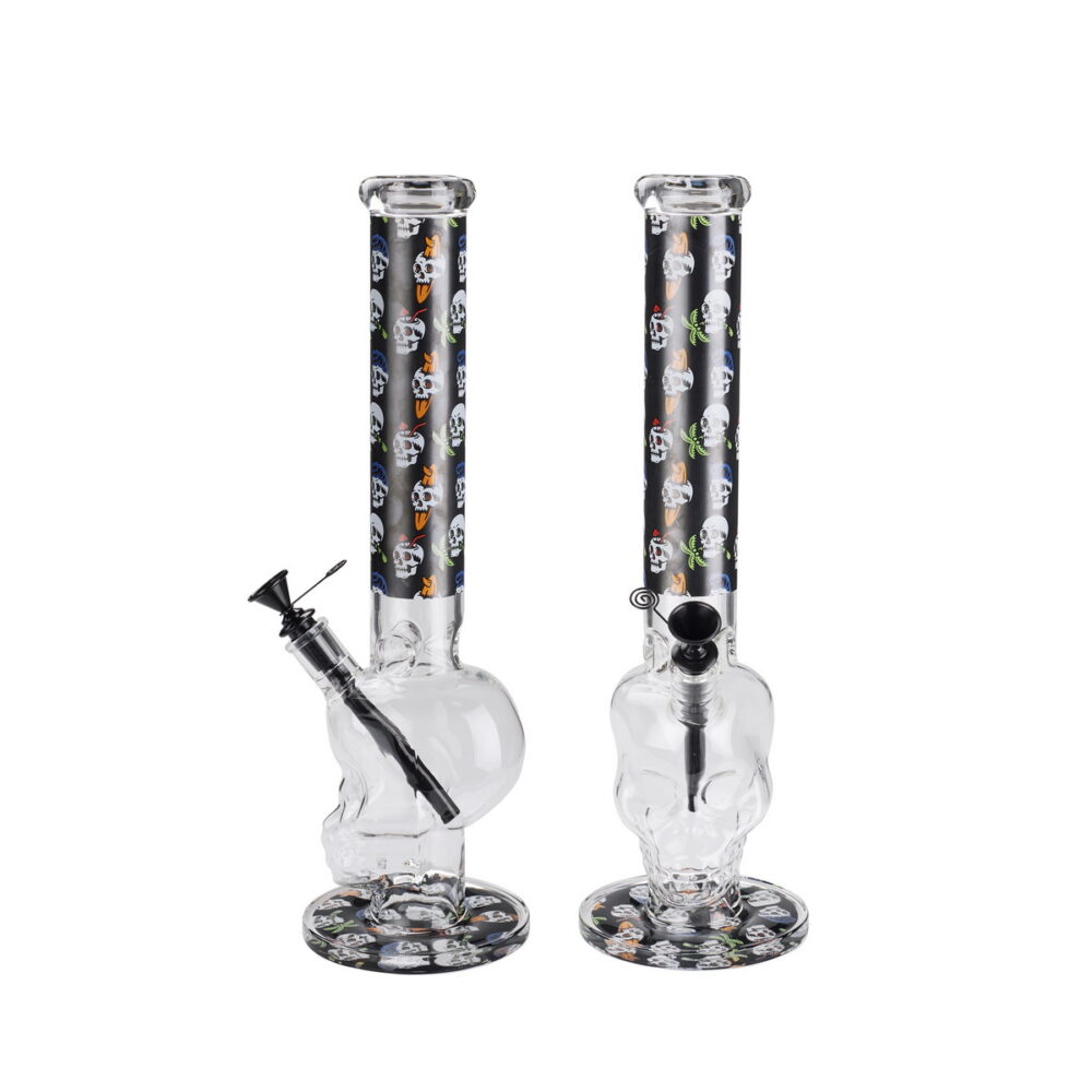Mega Bong Totenkopf-Design