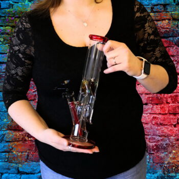 Bong Twisted Glas, 30cm