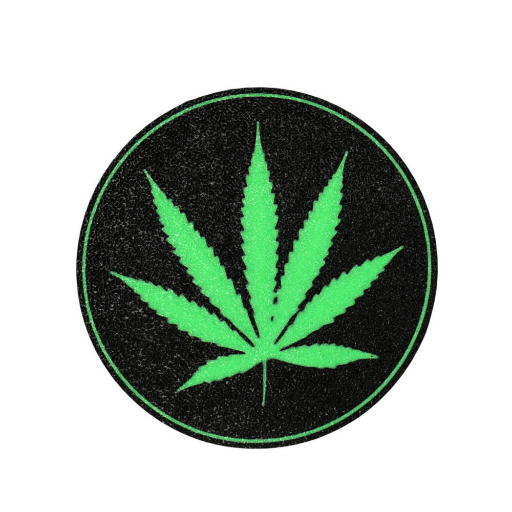 Cannabis Untersetzer Hanfblatt