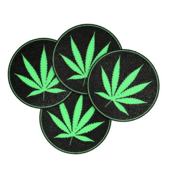 Cannabis Untersetzer Hanfblatt