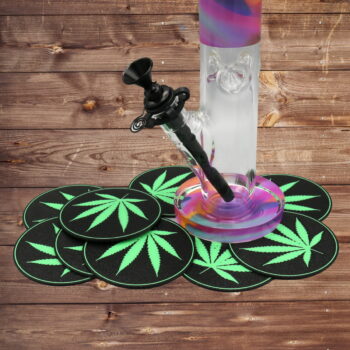 Cannabis Untersetzer Hanfblatt